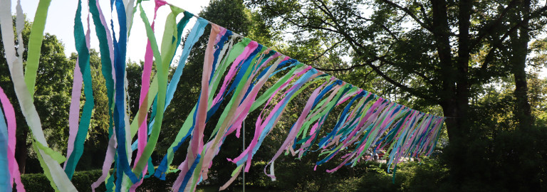 Flatterndes Kreppband