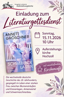 Literaturgottesdienst 2026